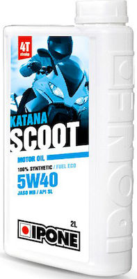 Ipone Katana Scoot Synthetic 5W-40 4-Stroke Motorcycle Motor Oil 2lt