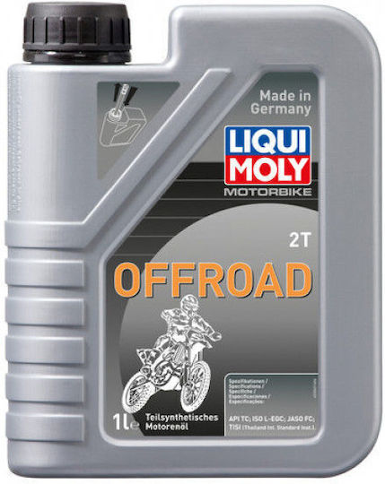 Liqui Moly Motorbike 2T Offroad Ημισυνθετικό Λάδι Μοτοσυκλέτας για Δίχρονους Κινητήρες 1lt