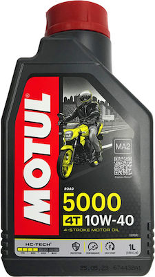 Motul 5000 Synthetic Motorcycle Oil for Four-Stroke Engines 1lt