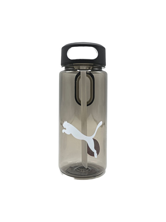 PUMA Αθλητικό Παγούρι Πλαστικό 600ml Καφέ