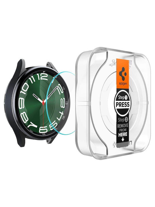 Spigen Glas.tR EZ Fit Tempered Glass for the Galaxy Watch6 Classic 47mm 2pcs AGL07066