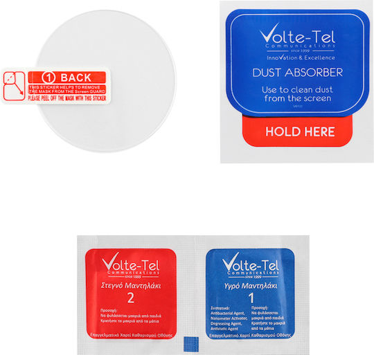 Volte-Tel Full Face Tempered Glass για το Galaxy Watch Active 2 44mm 1τμχ 8281044