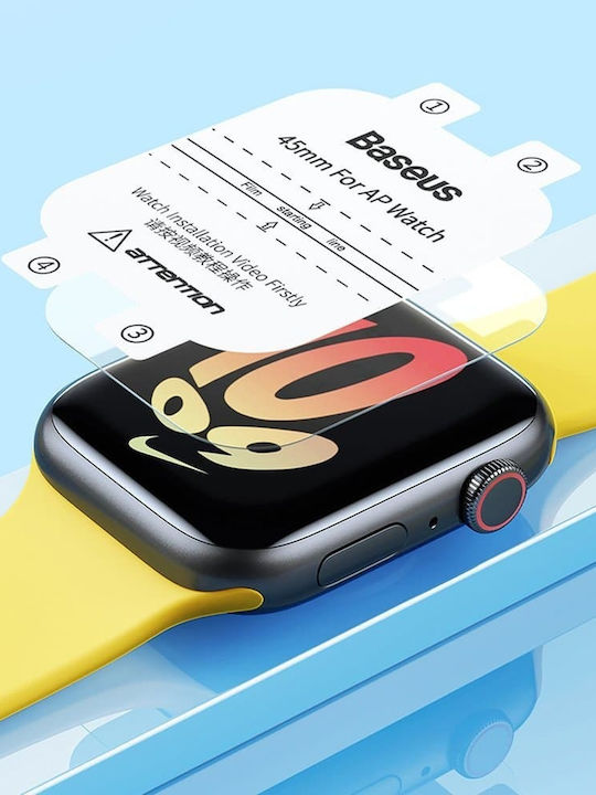 Baseus Nanocrystal Displayschutzfolie für das Apple Watch 44mm 2Stück P6001510B201-01