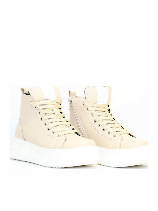 Leather Women's Ankle Boots White Swan