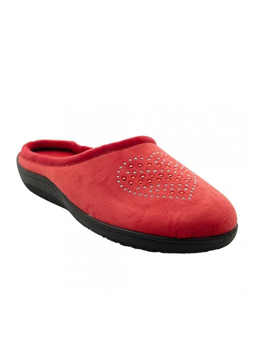 Save Your Feet Ανατομικές Γυναικείες Παντόφλες σε Κόκκινο Χρώμα