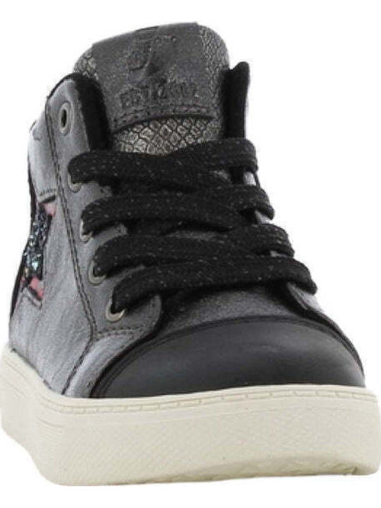 Kids Boots with Laces Gray