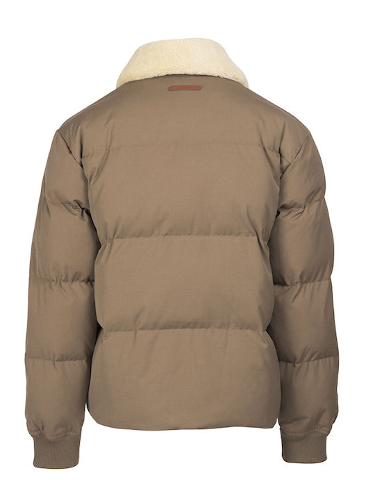 Gant Geacă pentru bărbați Puffer Brown