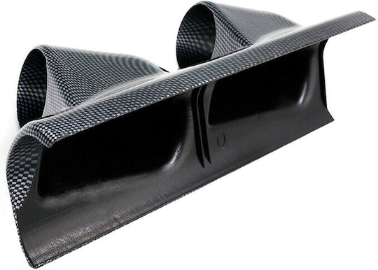 Auto Gs Βάση Οργάνων Κολόνας Αυτοκινήτου Διπλή Carbon