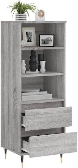 Bibliotecă Gri 40x36x110cm