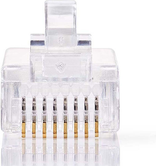Nedis Βύσμα RJ-45 male 10τμχ Διάφανο CCGB89300TP