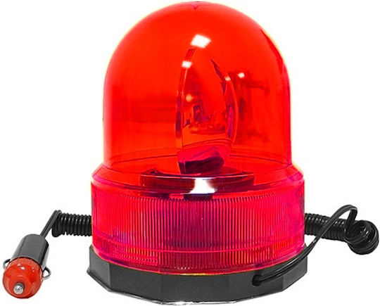Auto Gs Φάρος Αυτοκινήτου 12V 12cm με Πορτοκαλί Φωτισμό
