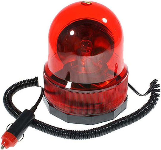 Auto Gs Φάρος Αυτοκινήτου 12V 12cm με Πορτοκαλί Φωτισμό