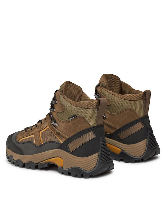 Clarks Atl Hikehi Männer Wanderschuhe Wasserdicht mit Gore-Tex-Membran Grüne