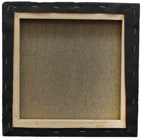 Art & Colour Leinwand auf Keilrahmen Schwarz Platz 90x90cm 330gr/m² 1Stück