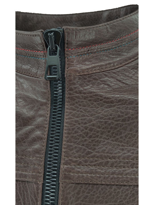 Leather Jacket Brown