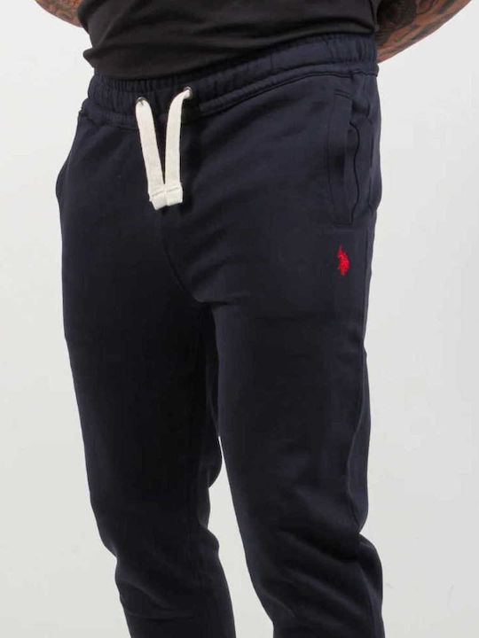 U.S. Polo Assn. Men's Sweatpants with Rubber Navy Blue