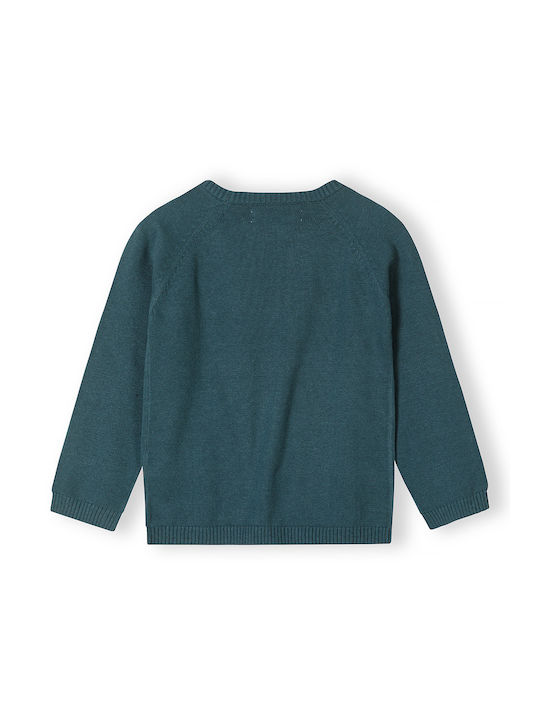 Minoti Kids Blouse Long Sleeve Green