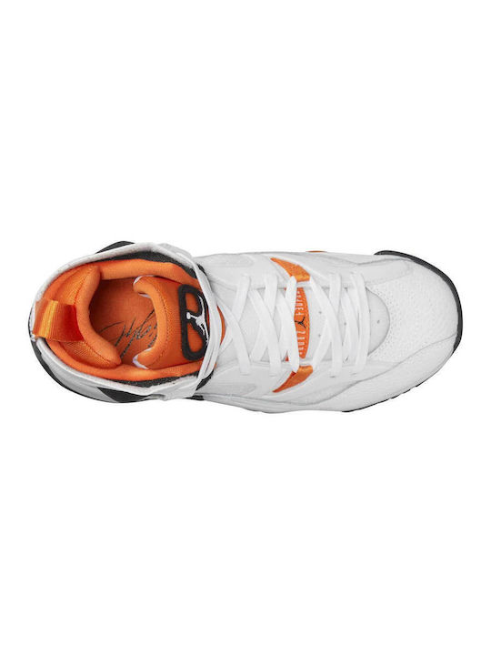 Jumpman Two Trey GS Incaltaminte Sport Copii Baschet Cu Șireturi Albe