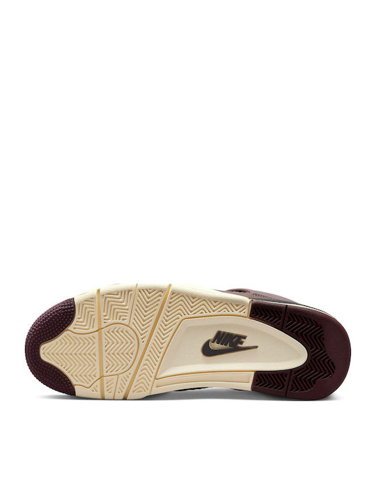 Air  4 Retro A Ma Maniére Boots Violet Ore / Medium Ash / Black / Muslin / Burgundy Crush