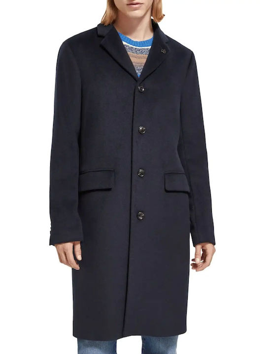 Scotch & Soda Men's Coat Navy Blue