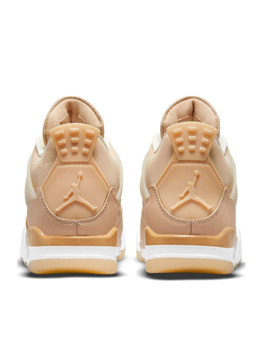 Air  4 Retro Дамски Маратонки Shimmer / Bronze Eclipse / Orange Quartz