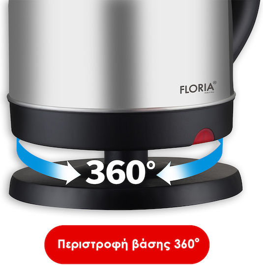 Zilan Βραστήρας 2lt 1500W Ασημί