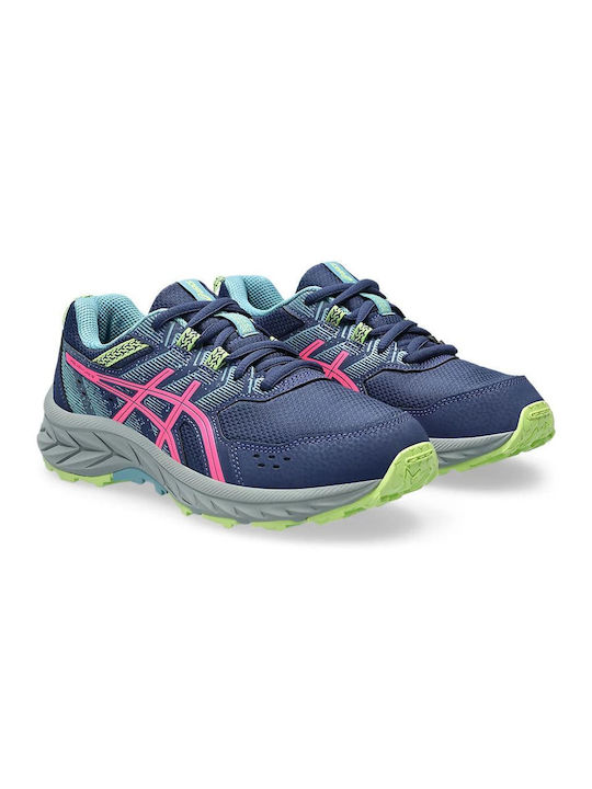 ASICS Kids Running Navy Blue