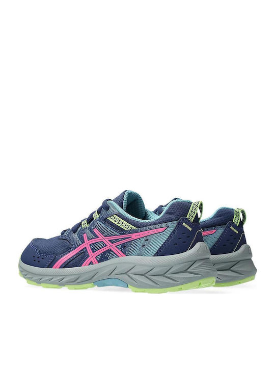 Pre Venture 9 Gs Kids Sports Shoes Running with Laces Navy Blue