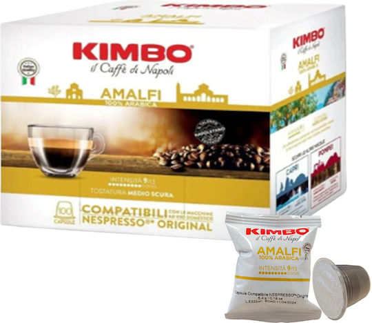 Kimbo Капсули Еспресо Съвместими с машина Nespresso 100капси