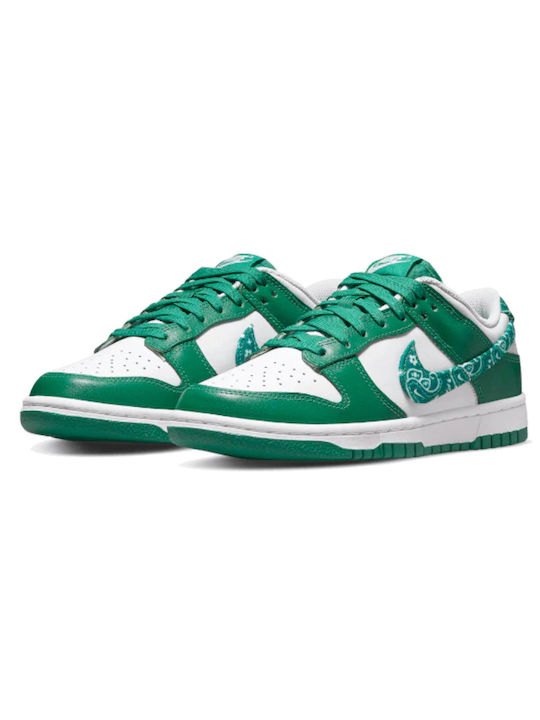 Nike Dunk Low Essential Paisley Pack Sneakers White / Malachite