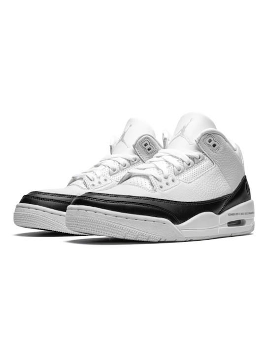 Air  3 Retro Fragment Design Bărbați Sneakers Alb / Negru