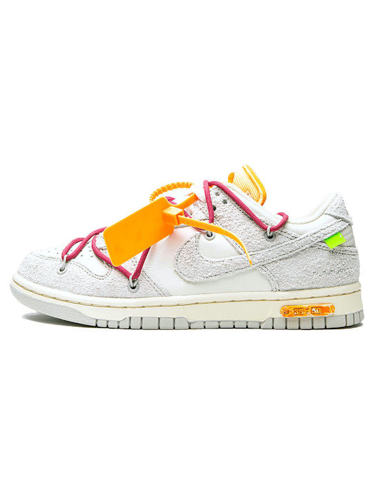 Nike Dunk Low Off-White Lot 29 Bărbați Sneakers Sail / Neutral Grey / Opti Yellow