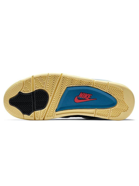 Air  4 Union LA Мъжки Ботуши Off Noir / Brigade Blue / Dark Smoke Grey / Light Fusion Red