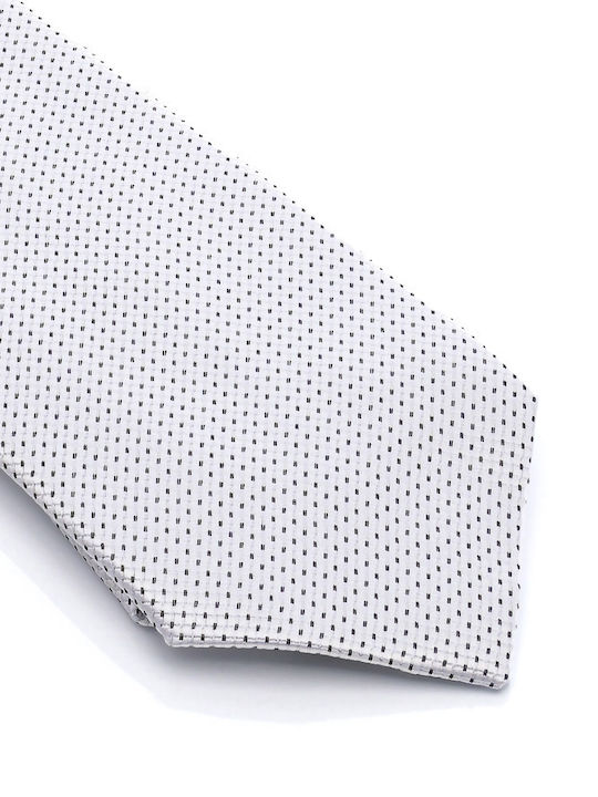 Unounouno Men's Tie Printed White Unounouno Men's Tie Printed White