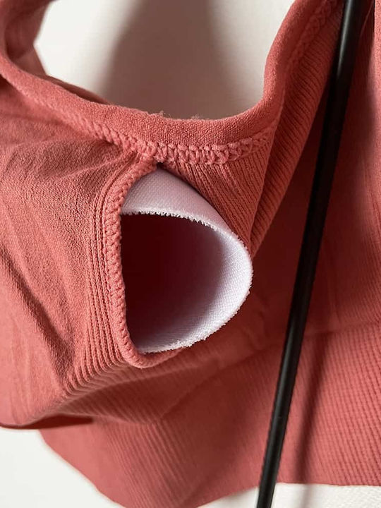 Ouno Maternity & Nursing Sports Bra with Clips Orange