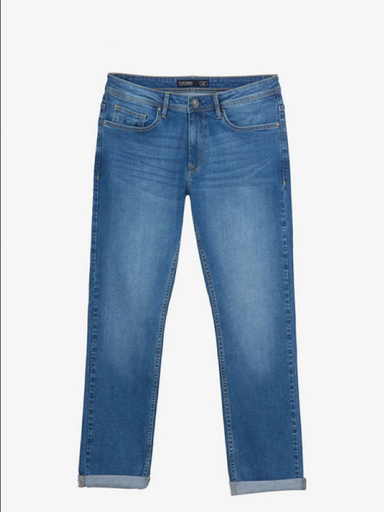 Men's Jeans Pants with Regular Straight Fit Blue