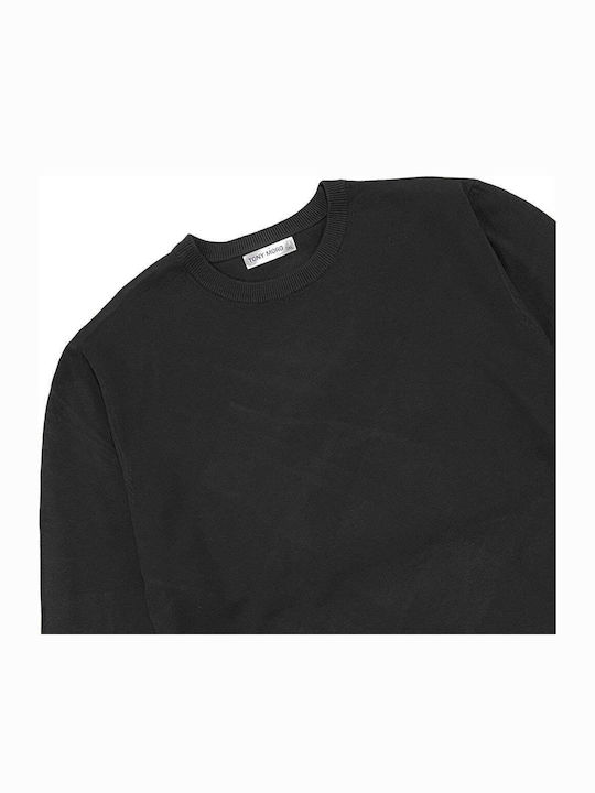 Langarm-Pullover Schwarz