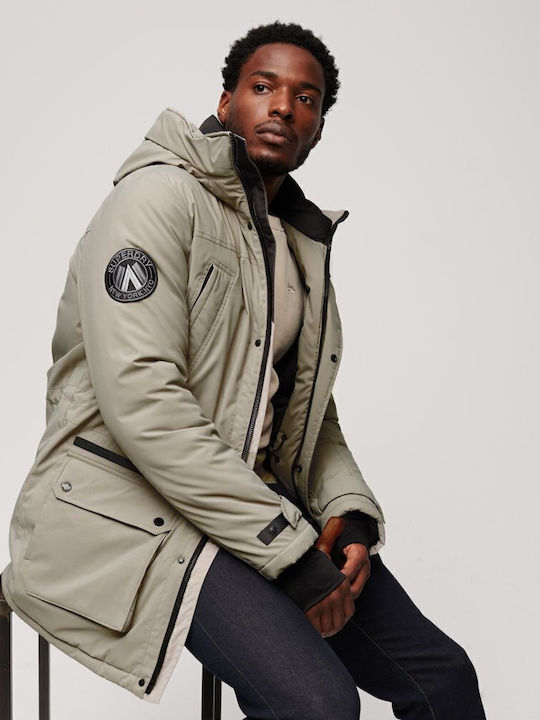 City Winter Jacke Parka Wasserdicht Gray