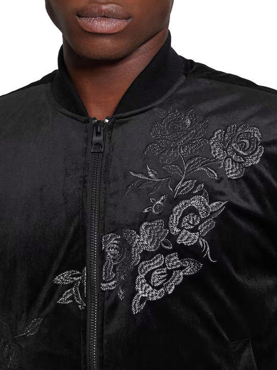 Guess Men's Winter Bomber Jacket Black