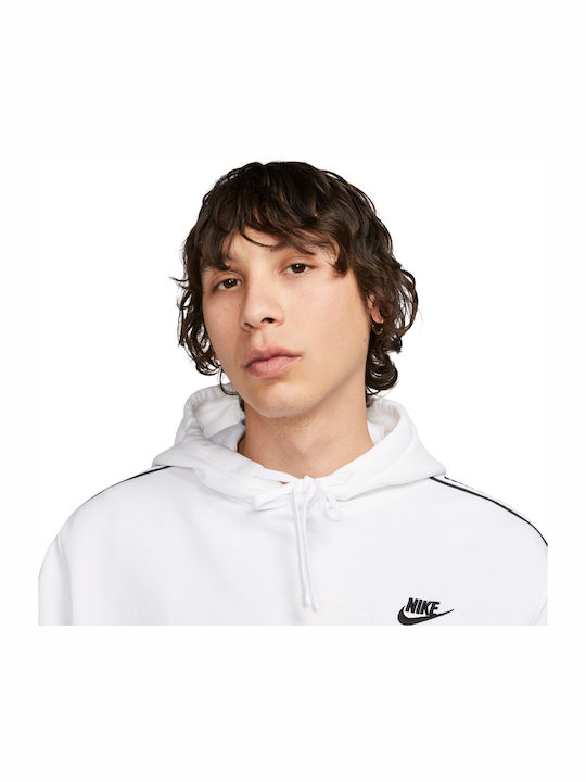 Club Fleece Set With White Elastic Sweatpants