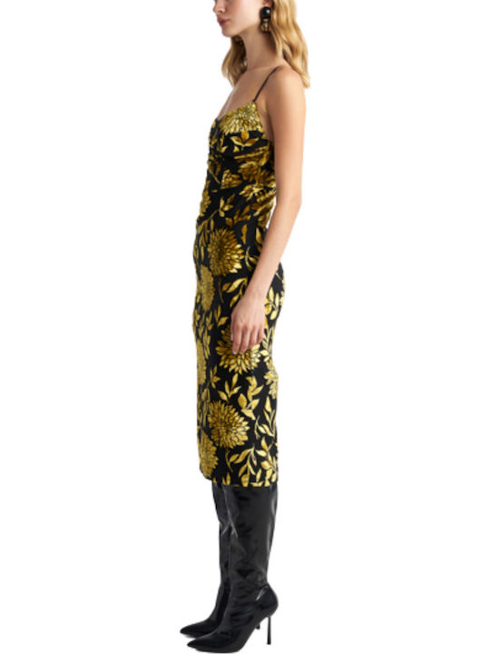 Sommer Midi Abendkleid Schwarz