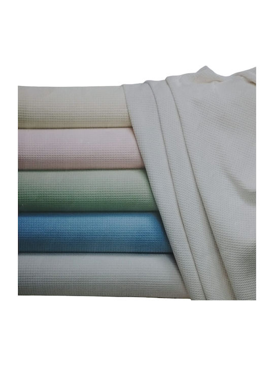 Manterol Casa Blanket Nursery Swaddling Blankets Waffle Light Blue Sky Blue 80x110cm
