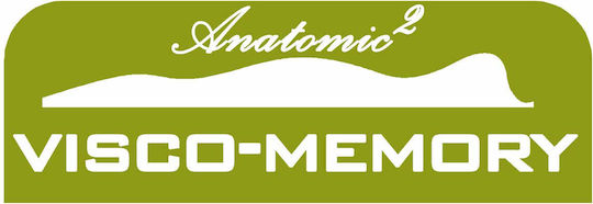 Extra Strom Visco Memory Doppel Ergonomisch Matratze Memory-Schaum 140x200x25cm mit Aloe Vera
