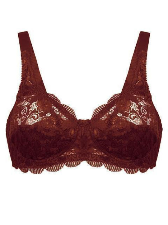 Bra without Underwire Burgundy