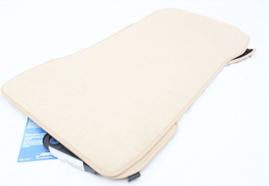 Set of Front and Rear Mats 4pcs 2002-2009 Beige