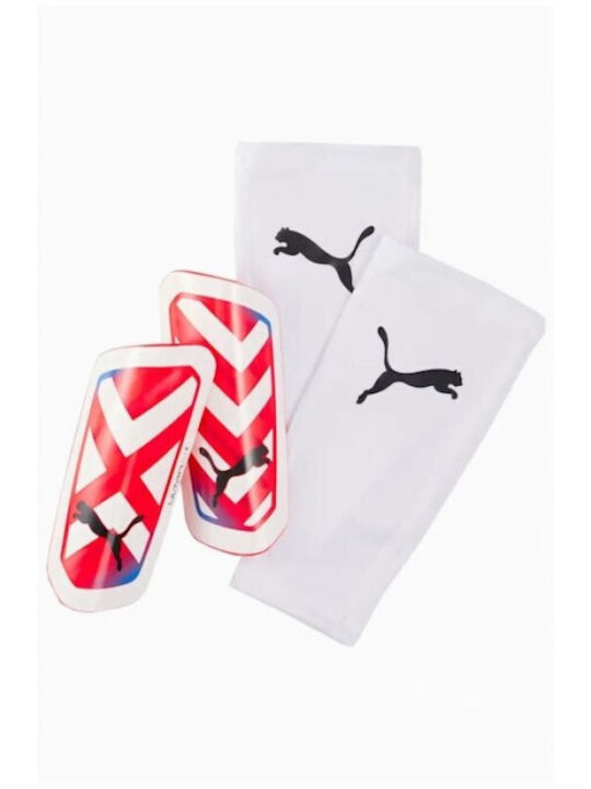 PUMA Ultra Flex Adults Soccer Shin Protectors White 030871-05