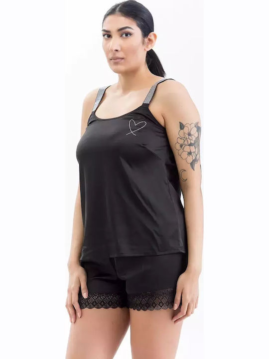 Lafagot Winter Women's Pyjama Set Black