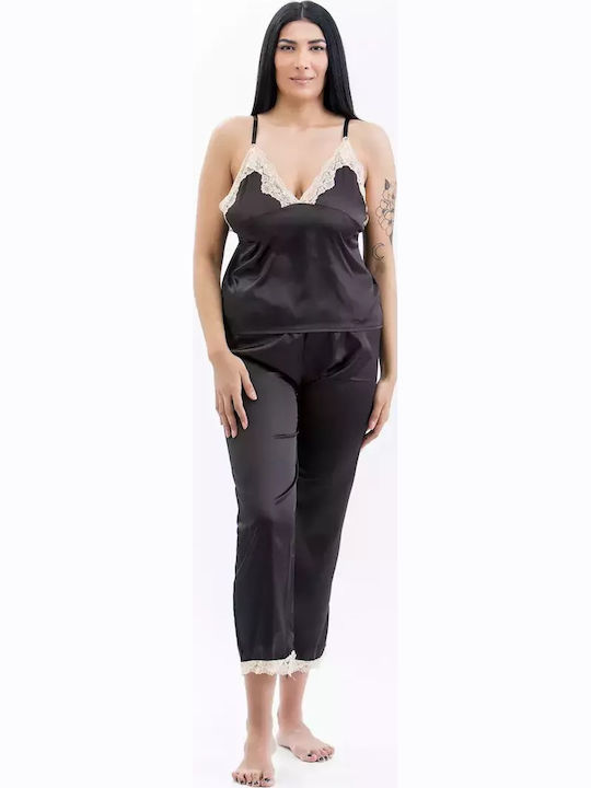 Lafagot Winter Women's Pyjama Set Black