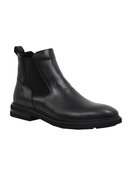 Softies Men's Leather Boots Black