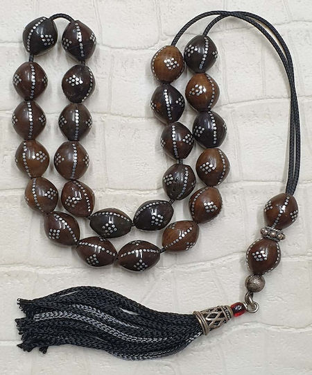 Roloi Komboloi Ebony Worry Beads Multicolour 35cm